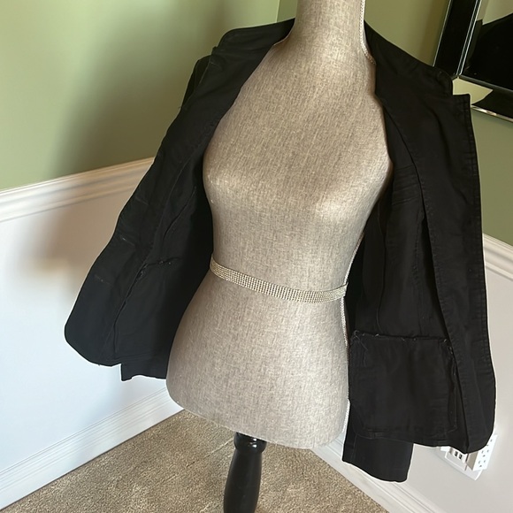 Black denim Cleo brand jacket - Picture 5 of 6